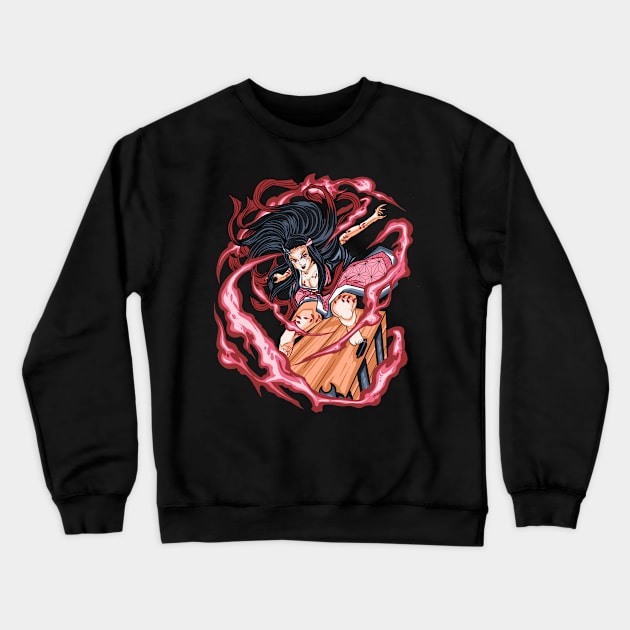 Sister Demon Crewneck Sweatshirt by JONHD